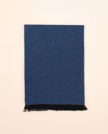 Blue Scarf 100% Wool